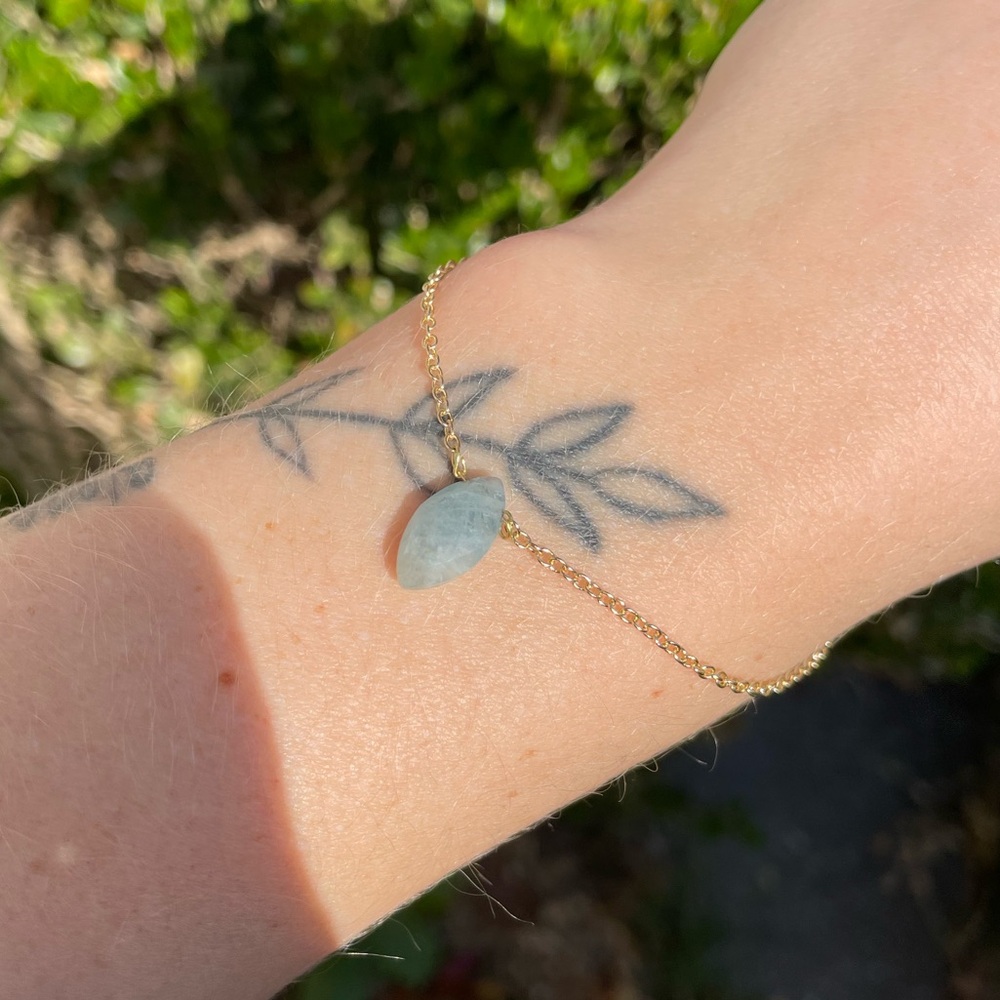 High Quality Aquamarine Bracelet